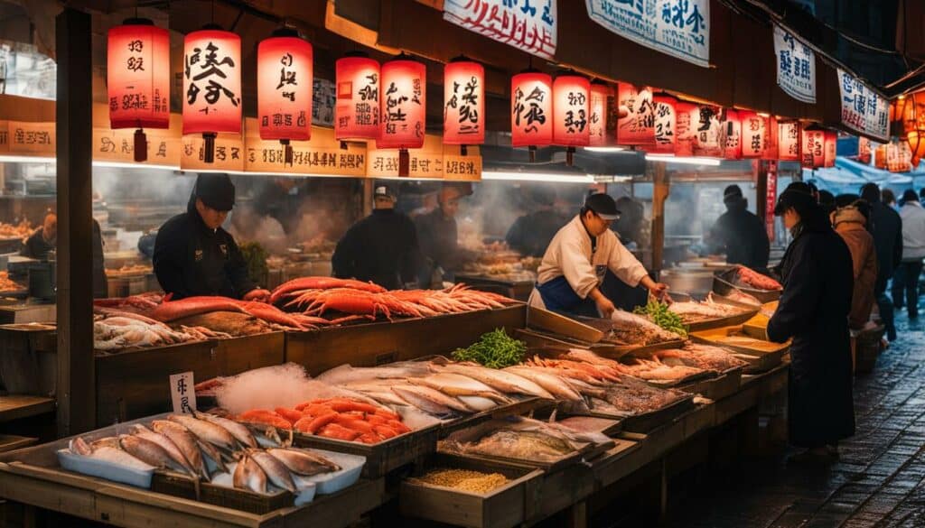 Otaru seafood market