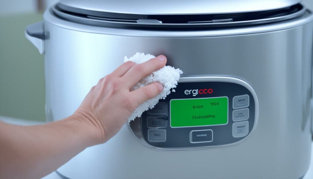best way to clean rice cooker